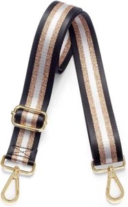 Purse Strap Replacement Crossbody Handbag Stripe Wide Adjustable - Picture 1 of 12