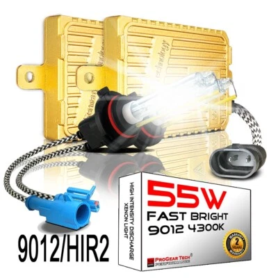 Heavy Duty HIR2 4300K 55W Fast Bright Digital HID Xenon Kit Headlight Foglight - Image 1 of 4