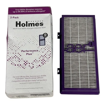 *1 filtro somente* Holmes Aer1 e HEPA removedor de alérgenos filtro desempenho Plus D - Imagem 1 de 4