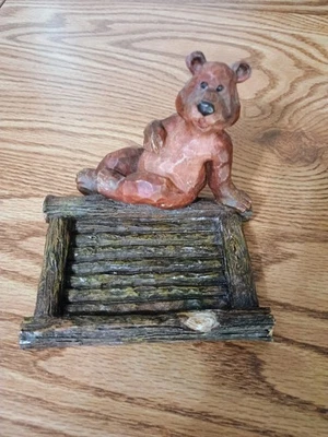 jabonera rústica temática oso Foto 1 de 4