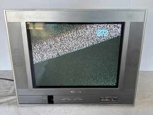 Toshiba 14AF45 14" Flat CRT TV Retro Gaming S Video Component Tested & Works - Picture 1 of 13
