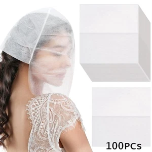 Breathable Makeup Hood Non Woven Fabric Makeup Face Covers - Picture 1 of 12