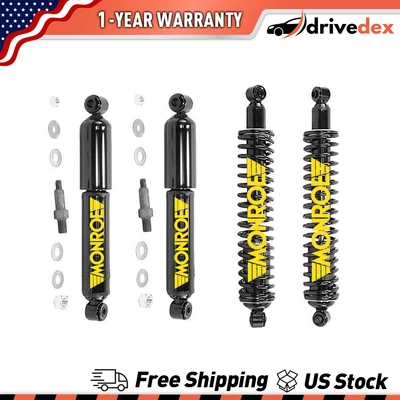 Amortiguadores delanteros traseros Monroe para Chevrolet C10 Suburban 1967 1968 1969 Foto 1 de 4