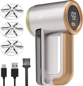 Rechargeable Fabric Shaver Black | 3-Speed Lint Remover for Clothes & Furniture - Picture 1 of 12