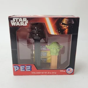 PEZ Star Wars Darth Vader & Mini Yoda Boxed Set (2015) NEW! Retired - Picture 1 of 3