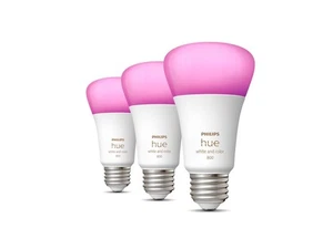 Philips Hue A19 LED Smart Light Bulb - White and Color Ambiance - 60W Indoor - Picture 1 of 5