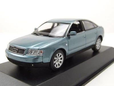 Audi A6 1997 Verde Metallizzato Modellino 1:43 Maxichamps - Immagine 1 di 4