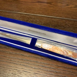 Porsche Paper Knife Hammered Finish Metal - Picture 1 of 3