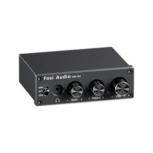 Fosi Audio Q4 Kopfhörerverstärker Mini Stereo DAC 24-Bit 192 KHz USB für Lautsprecher - Bild 1 von 9