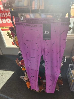 New w/tags Under Armour Youth Large Fitted Leggings - Image 1 of 2