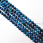 6/8/10mm Genuine Blue Tiger's Eye Round Gemstone Loose Beads 15'' Strand