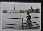 Photo Hamburg Alster Outer Alster woman fashion 50s year 10.7.1955