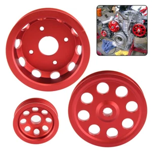 Light Weight Aluminum Pulley Kit For Nissan SILVIA 240SX S14 S15 SR20 1989-1998 - Picture 1 of 9
