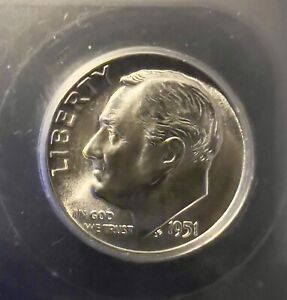 1951 PROOF SILVER DIME