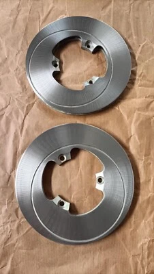 Coppia Dischi Freno Anteriori Autoventilati Kart KZ - Riga Eccentrica - Immagine 1 di 3