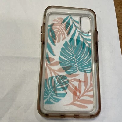 OtterBox Symmetry Series Clear Graphics Case for iPhone X & Xs - Easy Breezy - Image 1 of 4