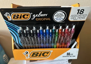 BIC Gel-ocity Retractable Gel Pen, Medium Point (0.7mm), Various, 18 Count - Picture 1 of 8