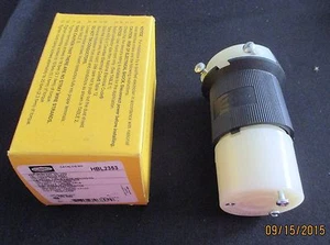 Hubbel HBL2353 Twist Lock Connector Body Insulgrip NEMA L9-20R 20A-600VAC - Picture 1 of 8