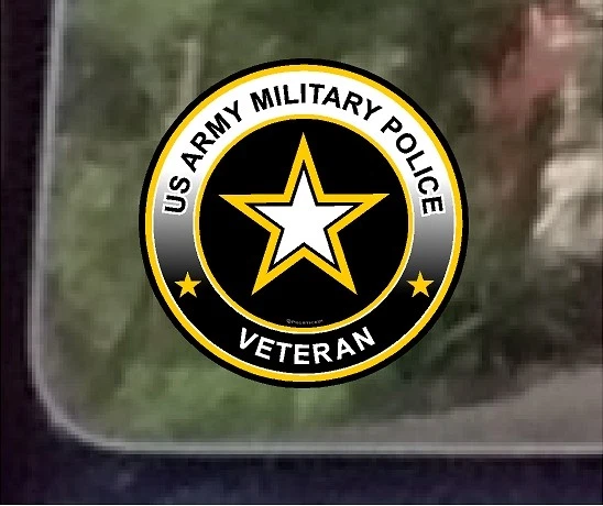 ProSticker 1066 (One) 4" US Army Military Police Veteran Decal Sticker  - Image 1 of 1