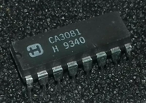 1pcs CA3081 7 x NPN Transistor Array 20V/0,1A = SG3081  ULN2081A NTE916 TDA3081 - Picture 1 of 1