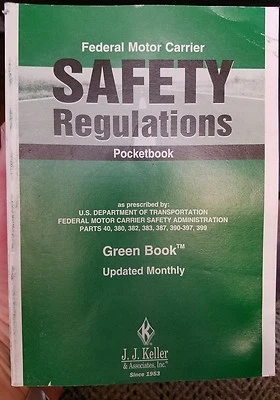 J.J. Keller Federal Motor Carrier Safety Regulations Pocketbook Small Green 2015 - Image 1 of 3
