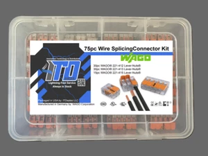 WAGO Hebelmuttern 75-teiliges Drahtspleißverbinder-Set mit Koffer - Bild 1 von 9