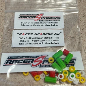 "GEN 2" RC Stoßinterne Begrenzer (3 mm Stoßwelle) RacerAbstandshalter (48 Stck.)" - Bild 1 von 4