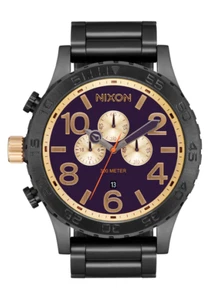 Nixon 51-30 Chronograph 51mm Stainless Steel Men's Watch A1389-5270 - Picture 1 of 5