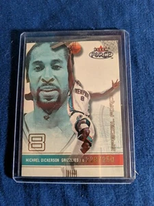 2001-02 Fleer Force Memphis Grizzlies Basketball Card #37 Michael Dickerson - Picture 1 of 2