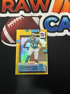 2022 Panini Donruss - TRAVON WALKER RC #325 - Gold Holo Press Proof Rated Rookie - Foto 1 di 2