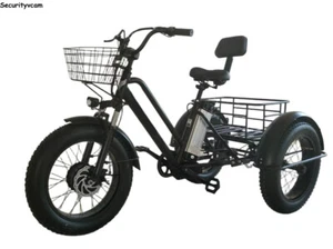 20 Zoll 48V Elektro-Dreirad mit 500W Motor LCD-Display 140kg Tragkraft CE Trike - Bild 1 von 9