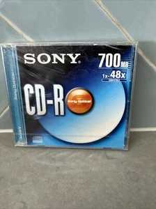 Sony CD R 700MB 1x-48X Recording Disc Sealed Jewel Case - Picture 1 of 4