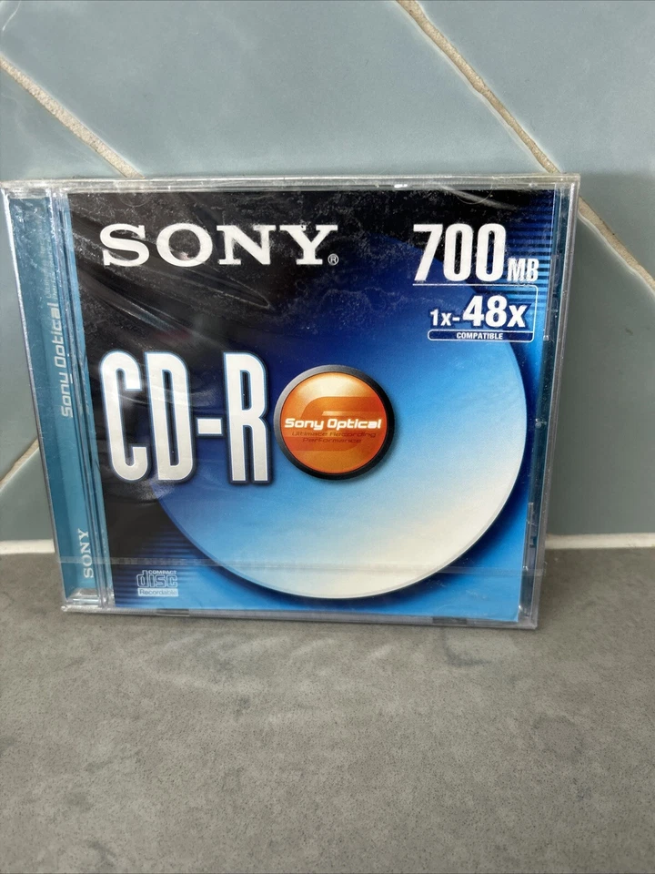Sony CD R 700MB 1x-48X Recording Disc Sealed Jewel Case - Image 1 of 4