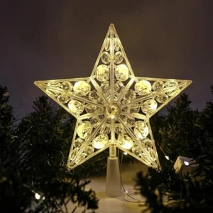 Christmas Tree Five-pointed Star LED Lights Christmas Decoration For Xmas Tree - Picture 1 of 6