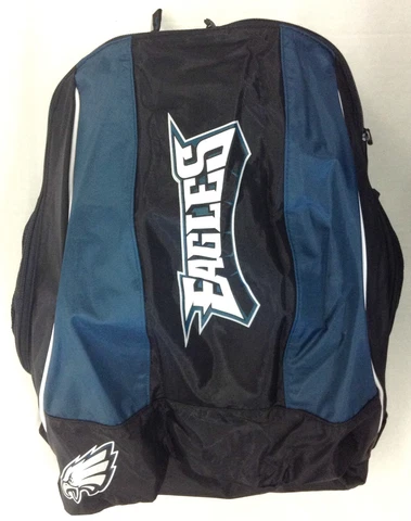 NFL Philadelphia Eagles Reebok Backpack Knapsack 2 Zippered Compartments + More Cover