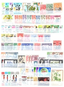 BRITISH COMMONWEALTH 1900-1980 LARGE COLLECTION OF 1000+ STAMPS MINT & USED - Picture 1 of 10