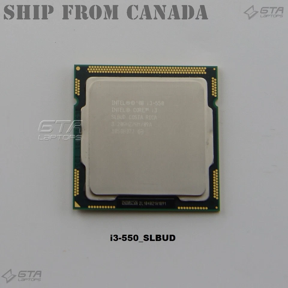 Intel Core i3-550 3.2GHz SLBUD Socket 1156 Dual-Core CPU  - Image 1 of 1