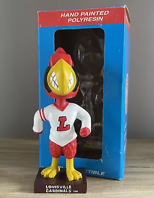 LOUIE the CARDINAL Louisville Cardinals Mascot BPI Nodder Bobblehead NIB! - Image 1 of 4