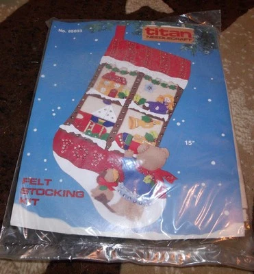 Vintage Titan Felt Jewel Stocking Kit TOY STORE