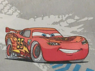 🏎️ Sábana bajera plana Disney Pixar Cars tamaño doble 66" x 96" gris Foto 1 de 4