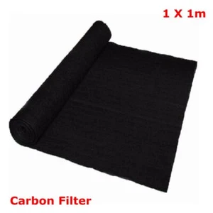 1m*1m*3mm Universal Foam Sponge Activated Carbon Air Impregnated Filter Pad - Picture 1 of 5