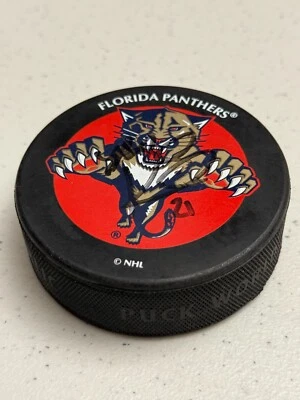 Autographed  Puck  Florida Phanters  - MARK PARRISH - Image 1 of 4
