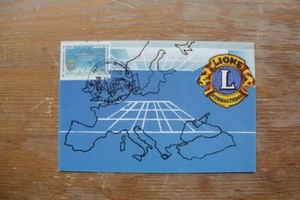 CARTOLINA COMMEMORATIVA 38° EUROPA FORUM GENOVA LIONS CLUB 1992 (F18) - Picture 1 of 1