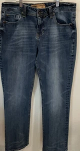 Seven 7 Premium Straight Fit Men's Jeans Size 34x29” Medium Wash Low Rise - Picture 1 of 10