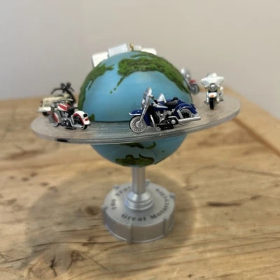 Hallmark Keepsake 2003 Ornament Harley-Davidson Around the World Motorcycles - Image 1 of 4