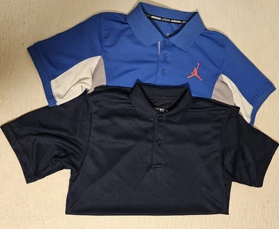 Lote de 2 camisas con cuello para niños talla L (14/16) Jordon & America Perry Ellis Foto 1 de 4