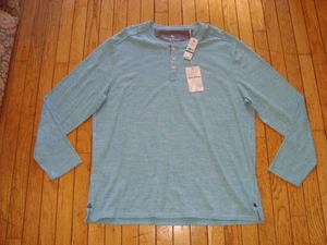 Tommy Bahama LANGÄRMLIGES OAHU SHORES HENLEY HERRENHEMD GRÖSSE XL NEU MIT ETIKETT @ $ 94,50 - Bild 1 von 11