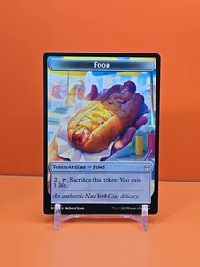 🔵🕷🔴 MAGIC THE GATHERING SPIDER-MAN FOOD/ROBOT TOKEN 0005/0006 NM - Picture 1 of 2