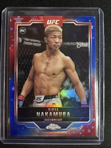 🔥Rinya Nakamura 2025 Topps Chrome UFC Red & Blue Refractor Rookie RC #128 - Picture 1 of 2