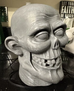 SELTENE große Vintage Cryptkeeper robuste Zombie KOPF Lampe Halloween beleuchtet - Bild 1 von 12